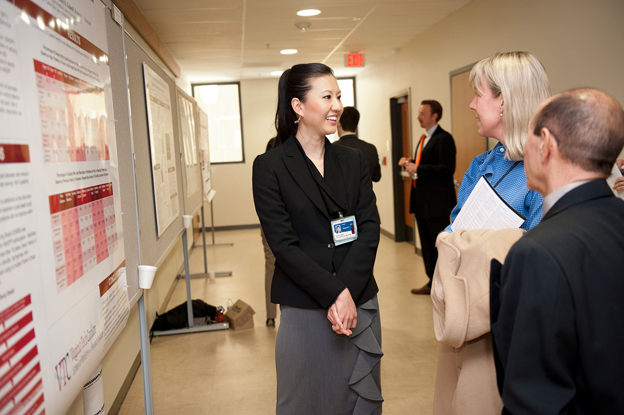 Students present their research at VTCSOM's first Research Symposium