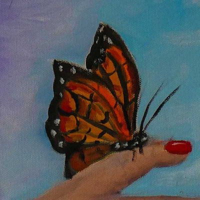 butterfly - click to open the women in prison art gallery