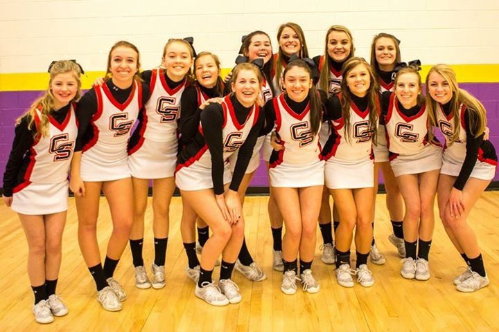 Cave Spring High School sent its state champion cheerleaders.