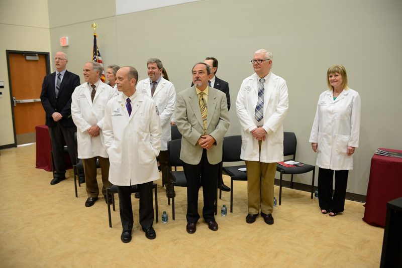 Members of the administration of the Virginia Tech Carilion School of Medicine 
