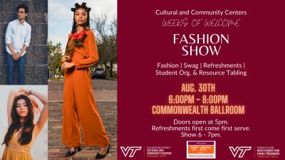 Cultural and Community Centers fashion show August 30 2023