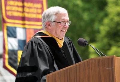 Virginia Tech President Charles W. Steger