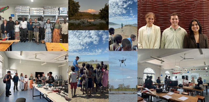 Collage of photos taken in Malawi.