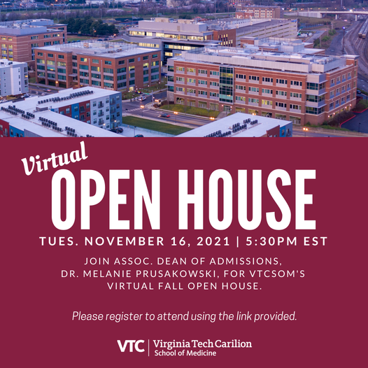 VTCSOM Virtual Open House