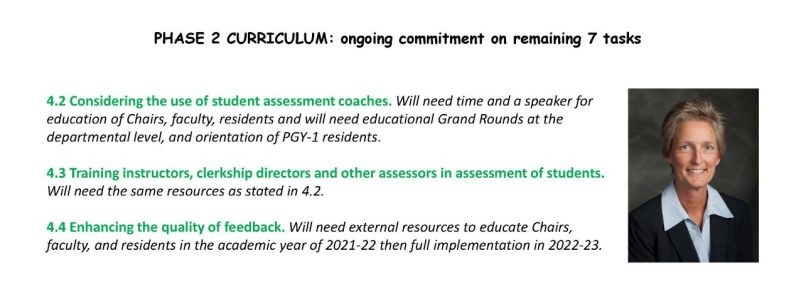 Phase II Curriculum update slide 2 of 2 - described below. full text also in accordion.