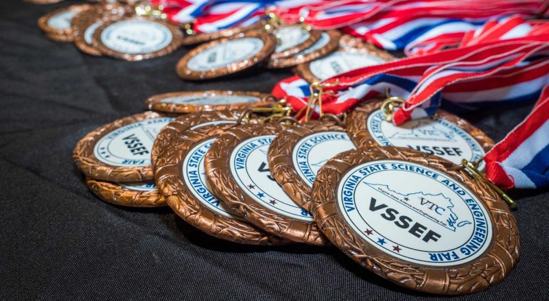 Medals for Virginia State Science and Engineering Fair