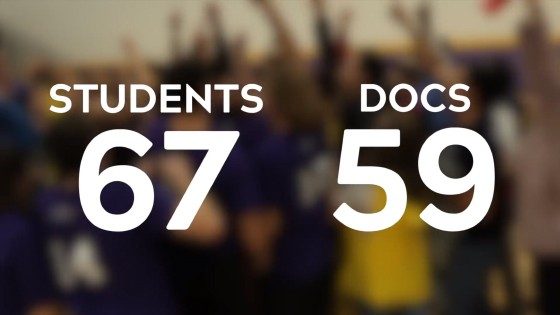 Docs for Morgan score: Students 67, Docs 59