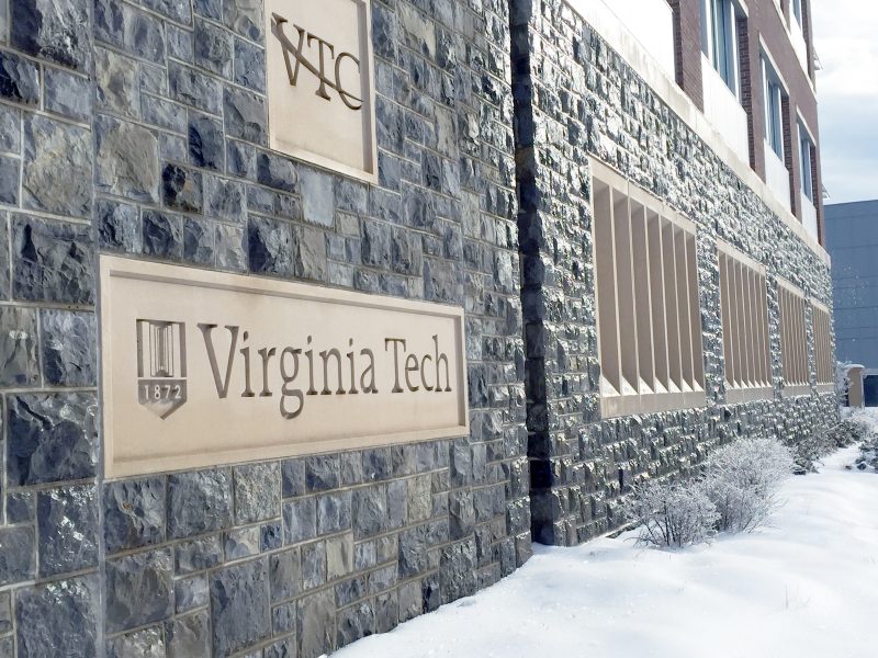 VTC building in snow