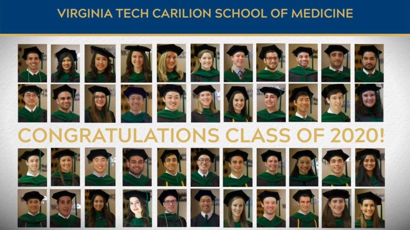 Congratulations Class of 2020! Composite of 44 headshots of the class of 2020