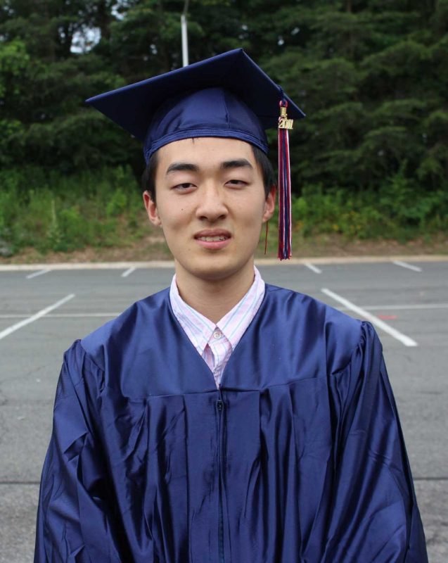 Steve Qian at undergraduate graduation