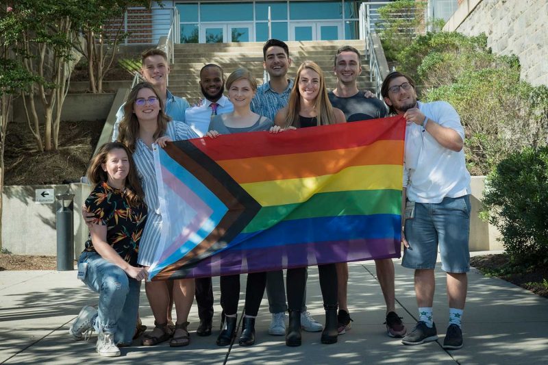 Group shot of Pride Alliance at VTC